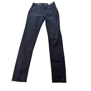 Rag Bone Jean Black Skinny Fit Jeans Size 27 designer